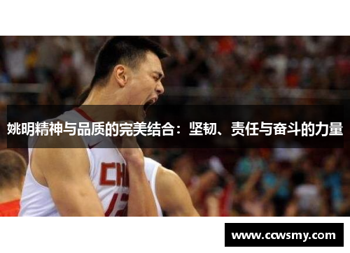 姚明精神与品质的完美结合：坚韧、责任与奋斗的力量