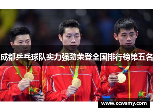 成都乒乓球队实力强劲荣登全国排行榜第五名
